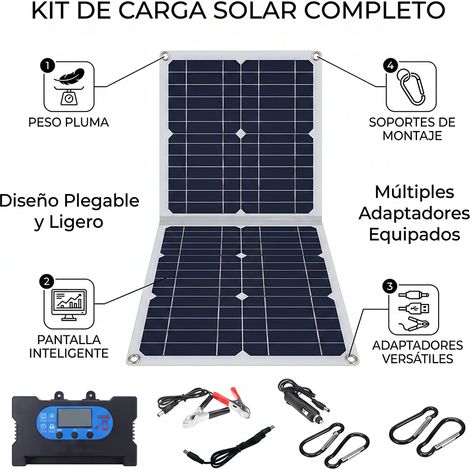 Panneau solaire pliable 36W haute puissance tension à vide 20V, 100A panneau de charge d'urgence