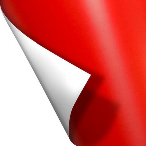 ROSSO - Film polymère adhésif largeur 122 cm - Dimension : 122x100 cm (1/3)