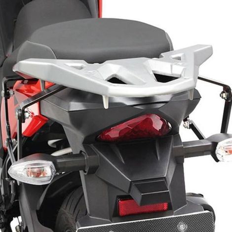 1 ensemble. Couleur : Noir. Matériau : Métal. Sacoche de selle pour moto, support de sacoche latérale, sac de rangement, porte-bagages. (1/5)