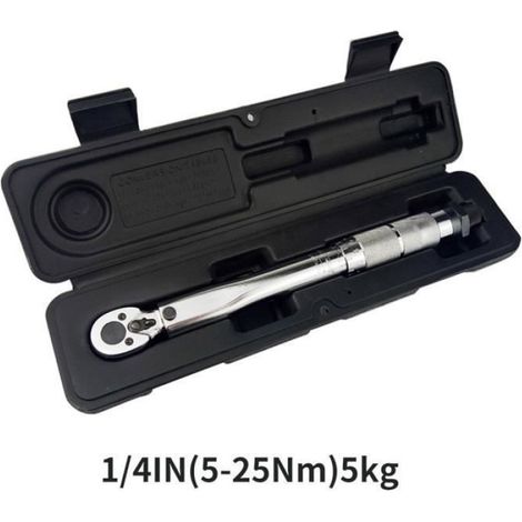MTEvoTX Clé dynamométrique multifonction 1/4" 5-25 Nm - Clé à main réglable-Outils de réparation à cliquet (1/4)
