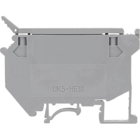 50 borniers, 6,3 A 800 V, type rail DIN, bornes de mise à la terre ignifugées de 4 mm² pour les connexions de fils.