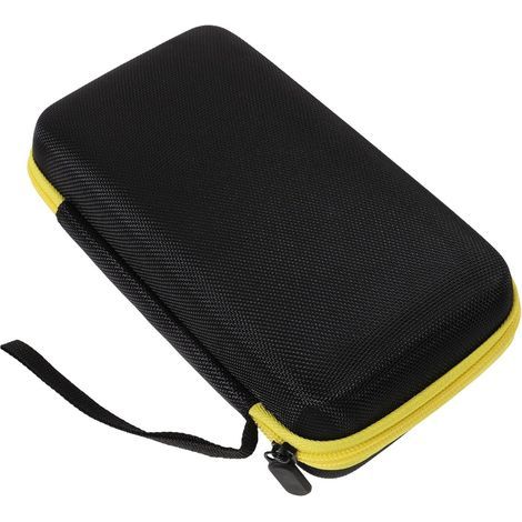 Schwarze Nylontasche für Multimeter, kleines multifunktionales Werkzeugset, schützt Zubehör und erleichtert den täglichen Transport (1/5)