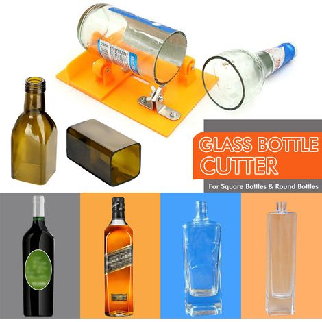 Lot de 3 découpeurs de bouteilles universels – Coupe le verre des bouteilles de vin ou bière – Outil manuel pour loisirs créatifs (1/5)