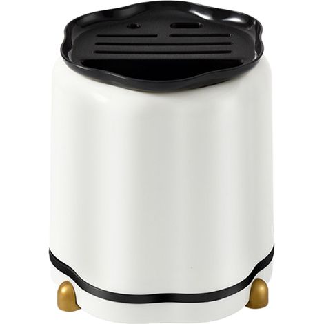 Support Pour Couteaux - Bloc De Rangement Rotatif 360° - Sans Couteaux - Pour Comptoir Cuisine - Détachable Et Évacuation D'Eau - 1 Pièce (1/4)