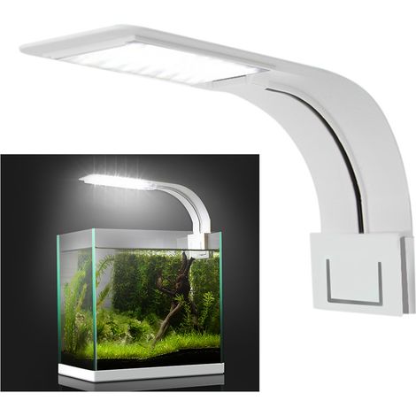 Lampe LED ultra fine pour aquarium 10 W avec clip (1/5)