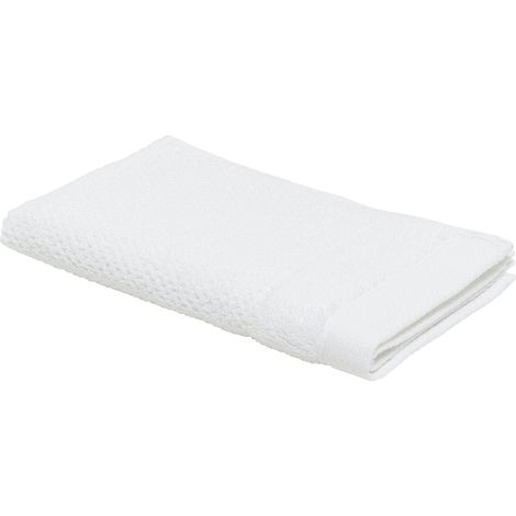 Serviette invité ORGANIC coton bio 450 g/m² 30x50 cm Blanc Craie