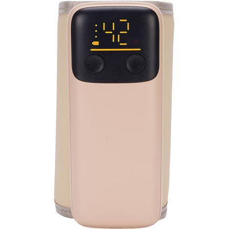 Chauffe-biberon portable avec écran LCD, chauffe-biberon rapide, 6 niveaux de température, batterie 6000 mAh (1/5)