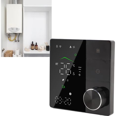 Intelligenter WLAN-Thermostat für Elektroheizungen BHT-18GBLW AC95-240V: 5+1+1-Tage-Programmierung mit sechs Segmenten, Sprachsteuerung, App-kompatibel, kompatibel mit Amazon Echo/Google Home/Tmall Ge (1/5)