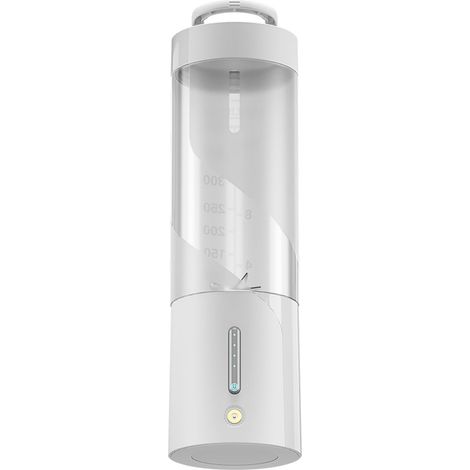 Licuadora portátil – Licuadora personal de 450 ml, color negro/blanco – 15 W, IPX8, carga magnética de 5 V 1 A – 20 000 rpm, 6 cuchillas, tiempo de carga de 2 horas (1/4)