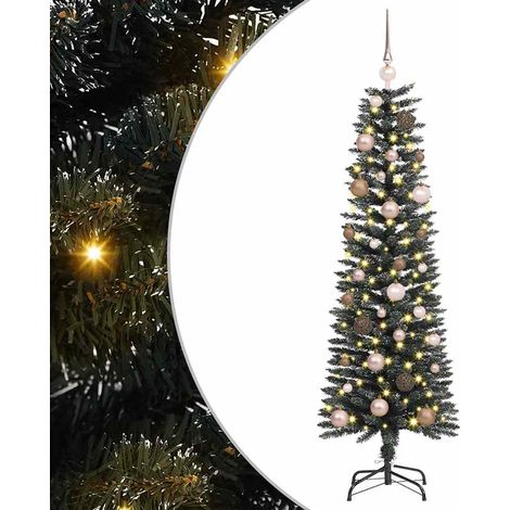 Árbol de Navidad artificial Verde 150 cm PVC, Plástico y Acero vidaXL
