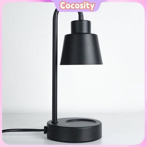 Cocosity Lampe chauffe-bougie Lampe de Table chauffe-bougie noire multifonctionnelle rétro, lampe à cire fondue à linge kit (1/5)