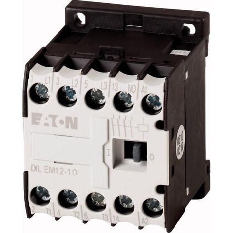 Contacteur de puissance 3p+1F 5.5kW/400V/AC3 000127072 EATON DILEM12-10(110V50HZ,120V60HZ)