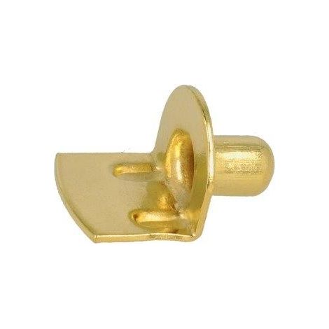 reggipiani stampati in ferro ottonato ø 7 mm. 8 pz.