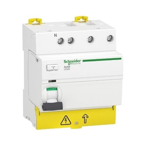 Acti9 IIG40 A9R77740 interrupteur différentiel tête de groupe - 3P+N 40A 300mA type AC