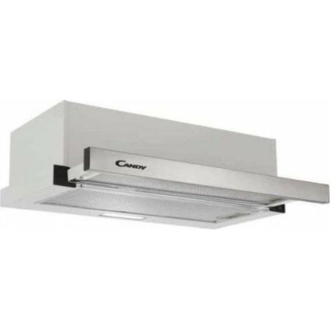Hotte escamotable Candy CBT6130 60 cm argent LED 2 W (1/2)