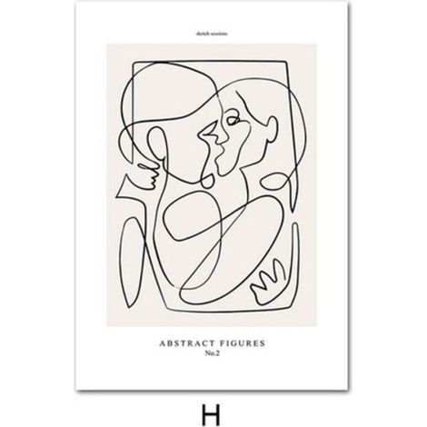 Toile - Impression Giclée Visages Humains - Décoration Murale Salon Chambre Bureau - 30 x 40 cm (1/5)