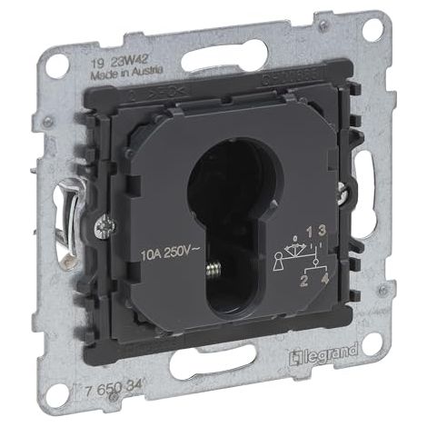 Legrand SEANO Demi-cylindre DIN Interrupteur 6 A 250 V