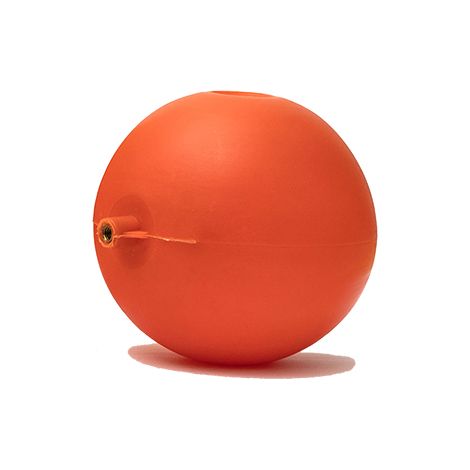 SFERA IN PLASTICA TONDA ARANCIO PER ASTE TONDE- Diam. 120- IKARO- pezzi 1