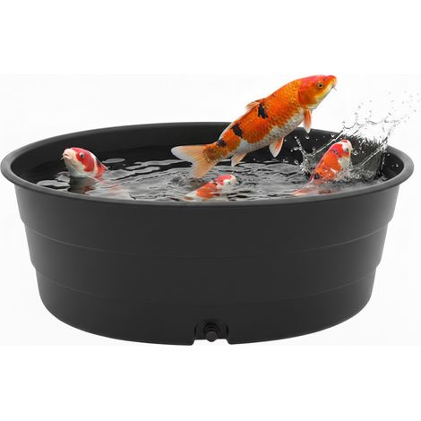 Plast'Up Rotomoulage – Bassin pour animaux 1900L – Monobloc en polyéthylène haute densité – Hauteur 60 cm – Zéro entretien – Bouchon de vidange inclus (1/4)