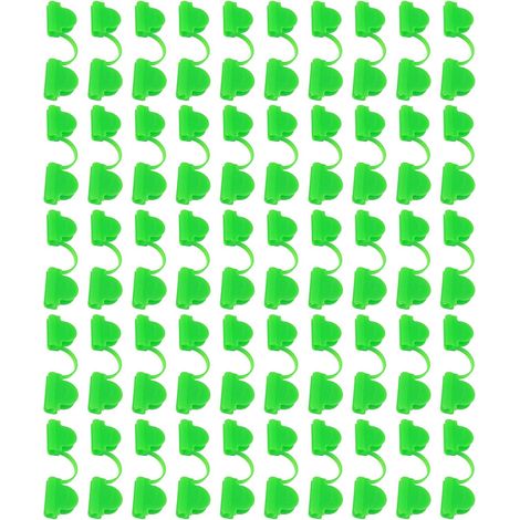 50 robuste Befestigungsringe für Gartentunnel, hervorragende Pflanzenstütze, geeignet für Sonnenschutznetze und Gewächshausfolien.