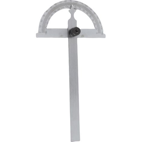 [JAMAIS UTILISÉ]Rapporteur d'angle rotatif en acier au carbone chromé, règle de mesure 80120 mm (1/5)