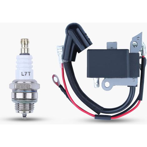 Kit de bougies avec module de bobine d'allumage pour Husqvarna 240 235 136 137 141 23 26 36 41 Pièces de tronçonneuse (1/5)