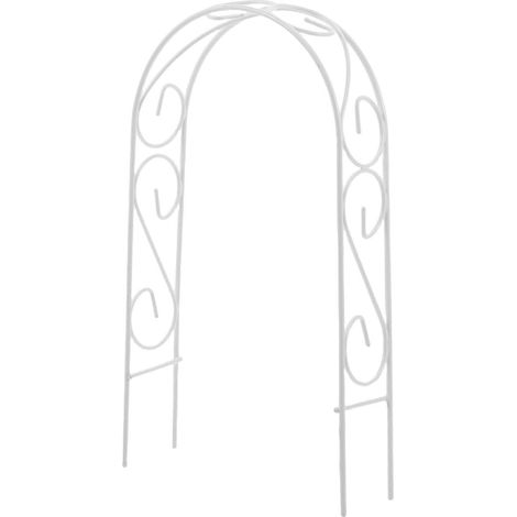 Arche de mariage miniature en fer forgé, compatible avec les maisons de poupées et les jardins. Célébration. (1/5)