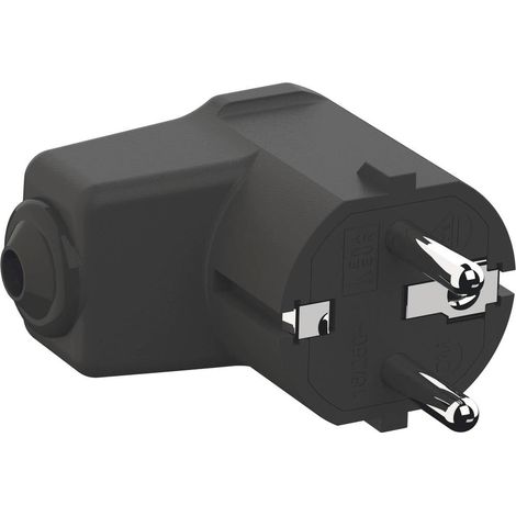 Bachmann 960.102 Spina angolata di sicurezza Polipropilene 250 V Nero IP20 (1/2)