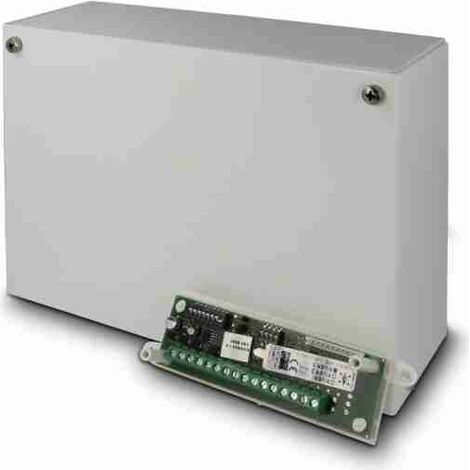 Concentratore a 8 ingressi cablati in contenitore metallico con sensore inerziale