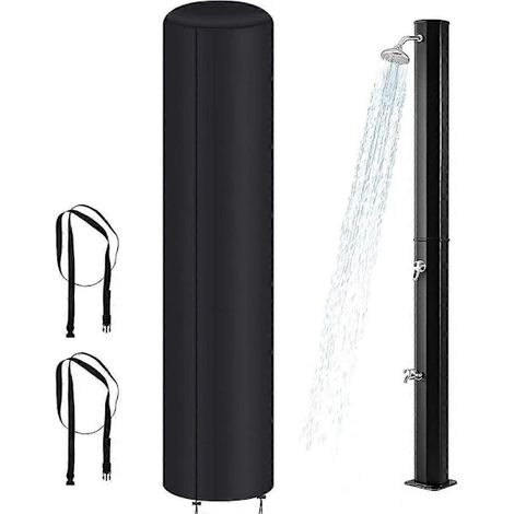 Couverture de douche solaire, housse extérieure robuste et étanche pour cabine de douche solaire de 40 litres (10,6 gallons) 420°O (1/5)