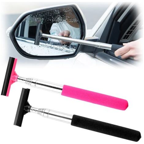 Lot de 2 raclettes de vitre de voiture, essuie-glace de voiture, rétroviseur de voiture, essuie-glace télescopique, raclette de voiture, essuie-glace rétractable pour rétroviseur de voiture (1/5)