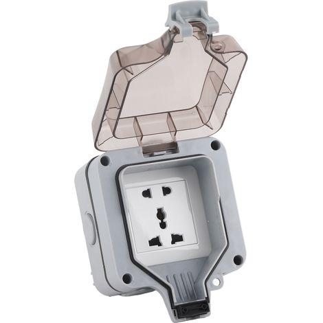 Prix Prise de Courant Étanche IP66 Extérieur 5 Trous Chargeur Multiprise Accessoire Électrique PC