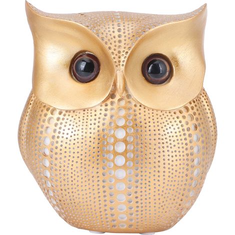 Statue Hibou Figurine Nordique Résine Animal Sculpture Ornement Artisanat Décoration Bureau Maison (1/5)