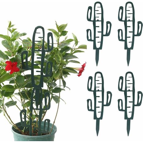 4 pièces Treillis pour Plantes grimpantes d'intérieur - Treillis pour Plantes en Pot - Treillis d'intérieur pour Plantes en Pot Vert empilable Mini Support de Plante grimpante Bricolage (1/5)