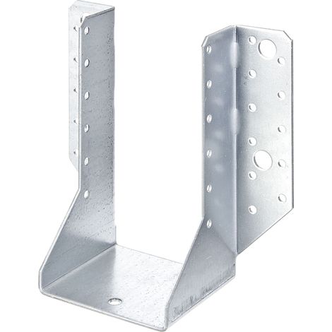 Sabot de poutre type A à ailes extérieures 80 x 150 mm – Acier galvanisé sendzimir – Marque Alberts (1/2)
