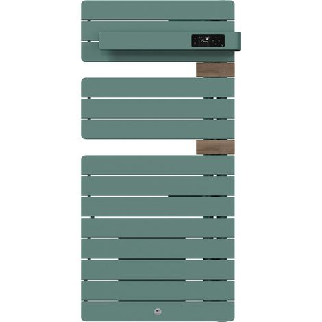 THERMOR - Sèche-serviettes connecté Allure 4 1500W Eucalyptus/Chêne Mat à droite - 483321 (1/2)