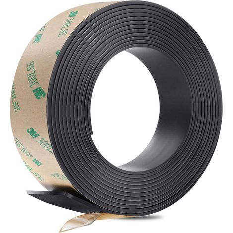 NASTRO MAGNETICO AL NEODIMIO CON COLLA 3M FORTE ATTRAZIONE 10 cm / 30 mm / 1,5 mm