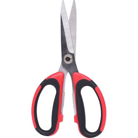 KS Tools Universal-Werkstattschere, 190mm, schwarz-rot - 118.0066