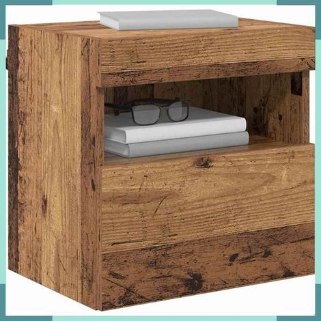 882971 Meuble TV mural Bois Ancien 40 x 30 x 40 cm Bois d'ingénierie (1/5)