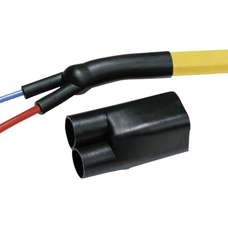 HellermannTyton 402-16039 Warmschrumpf-Aufteilkappe zweiadrig Nenn-Innendurchmesser (vor Schrumpfung