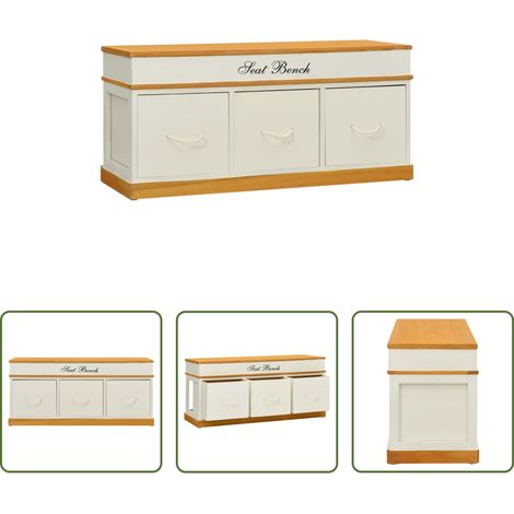 Schuhschrank - Sitzbank mit Stauraum Schuhschrank Flurbank (1/5)