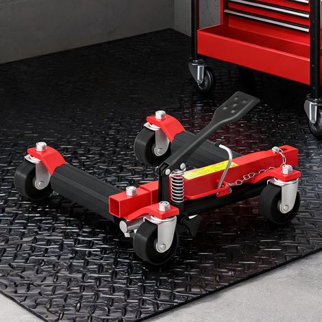 Chariot de manutention pour voiture noir 56 x 54 x 19,5 cm (1/5)
