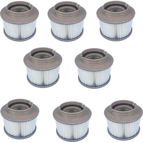 8er-Pack Ersatzfilter für Spa – Für MSPA FD2089 – Filterkartuschenpumpe für alle aktuellen MSPA Spas