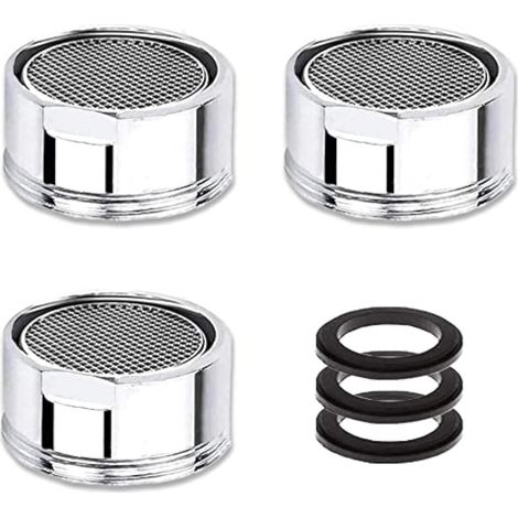 Aérateur de robinet M28, 3 pièces, filtre à eau pour robinet (filetage extérieur 28 mm) (1/4)