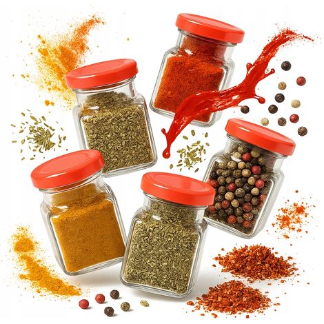 50X TARRO 120ML PARA ESPECIAS MERMELADA postres velas miel bodas + TAPA FI53 (1/5)