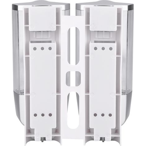 350 ml 2 x 350 ml Wandmontierter Seifen-, Shampoo- und Lotionspender mit Flüssigpumpe fürs Badezimmer (1/5)