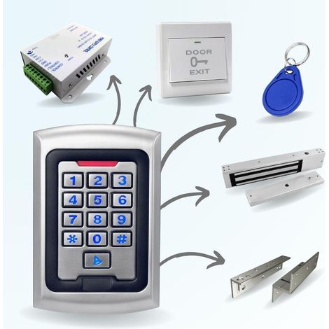 Kit de contrôle d'accès autonome code et badge S5 - utilisation extérieure IP65