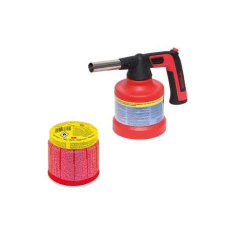 ROTHENBERGER Industrial RS 200 Piezo inkl. 1x C200 Supergas Lötlampe Lötbrenner 180° Drehung - 1500005078