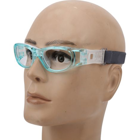 Lunettes de sport pour enfants et adolescents, réglables, pour football, cyclisme et basketball, accessoire bleu (1/5)