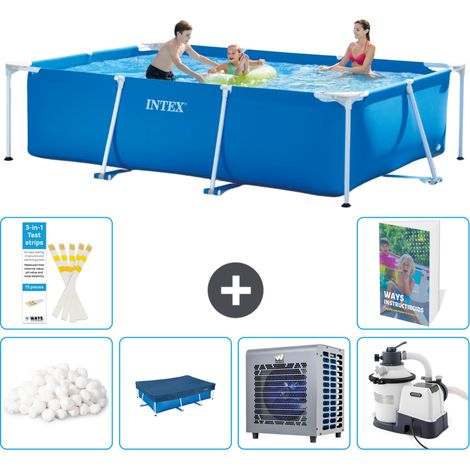Rechteckiger Frame Pool - 300x200x75 cm - 7-teilig  S150 (1/5)